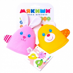 Игрушка – Шумякиши – Потешки, мишка с зайкой (Мякиши, 345 МЯКИШИ)